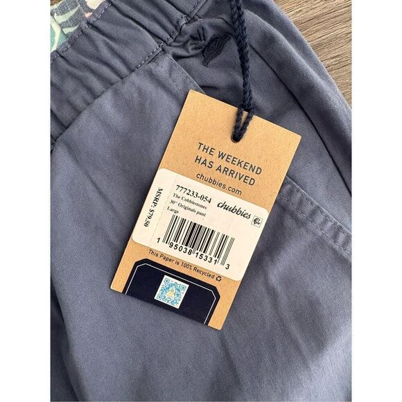 NWT Chubbies The Cobblestones 30” Originals Pant Size Large - Picture 5 of 6